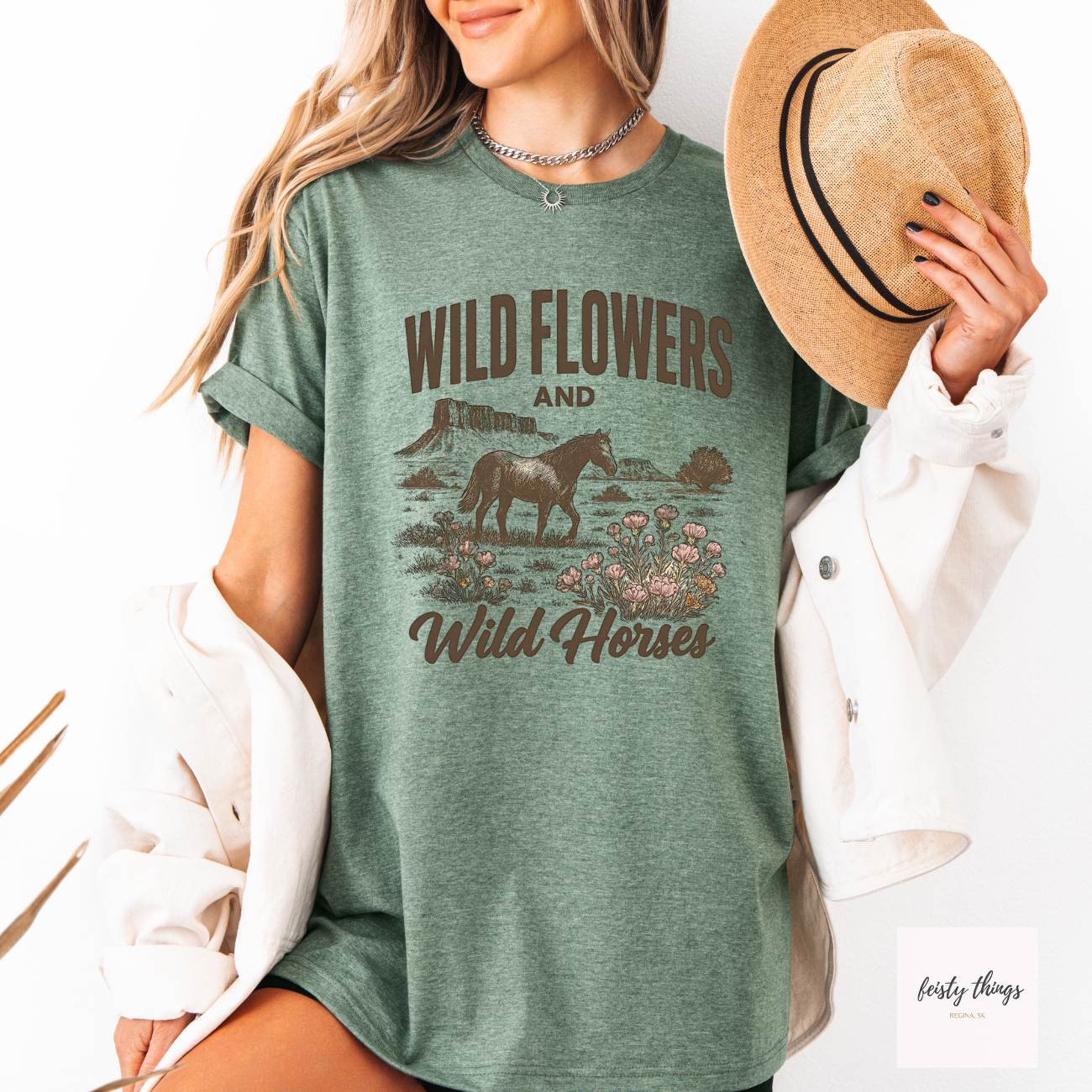 Wildflowers and Wild Horses Lainey Wilson Tees