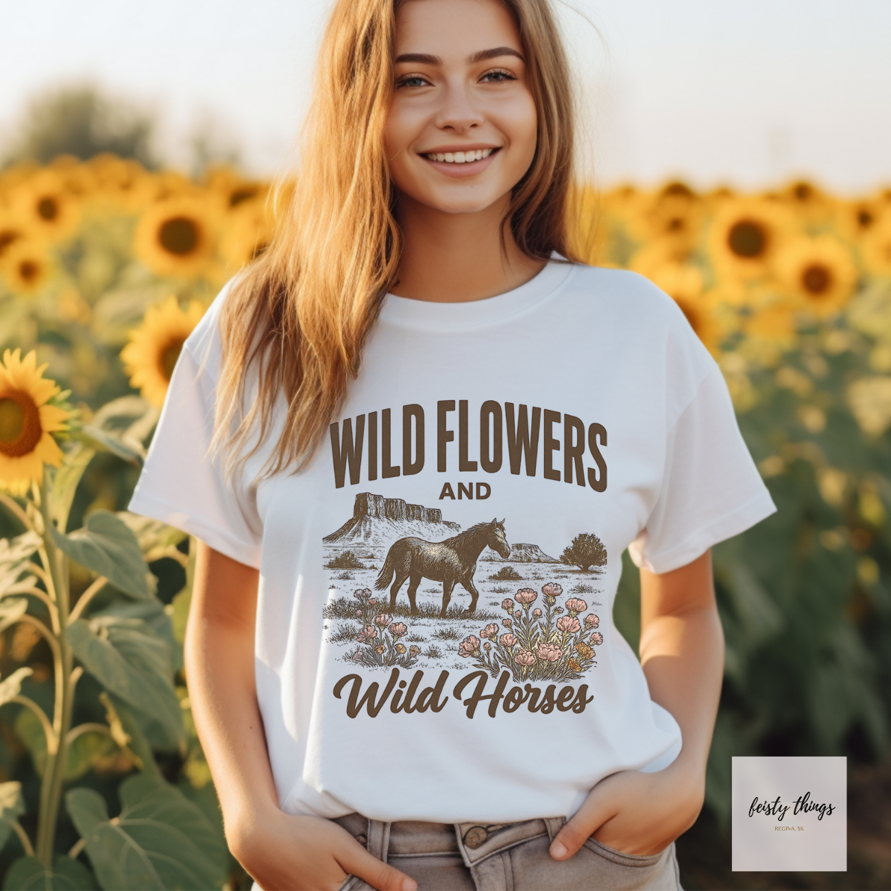 Wildflowers and Wild Horses Lainey Wilson Tees