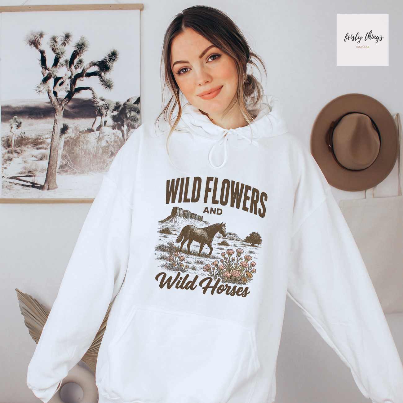 Wildflowers and Wild Horses Lainey Wilson Hoodies
