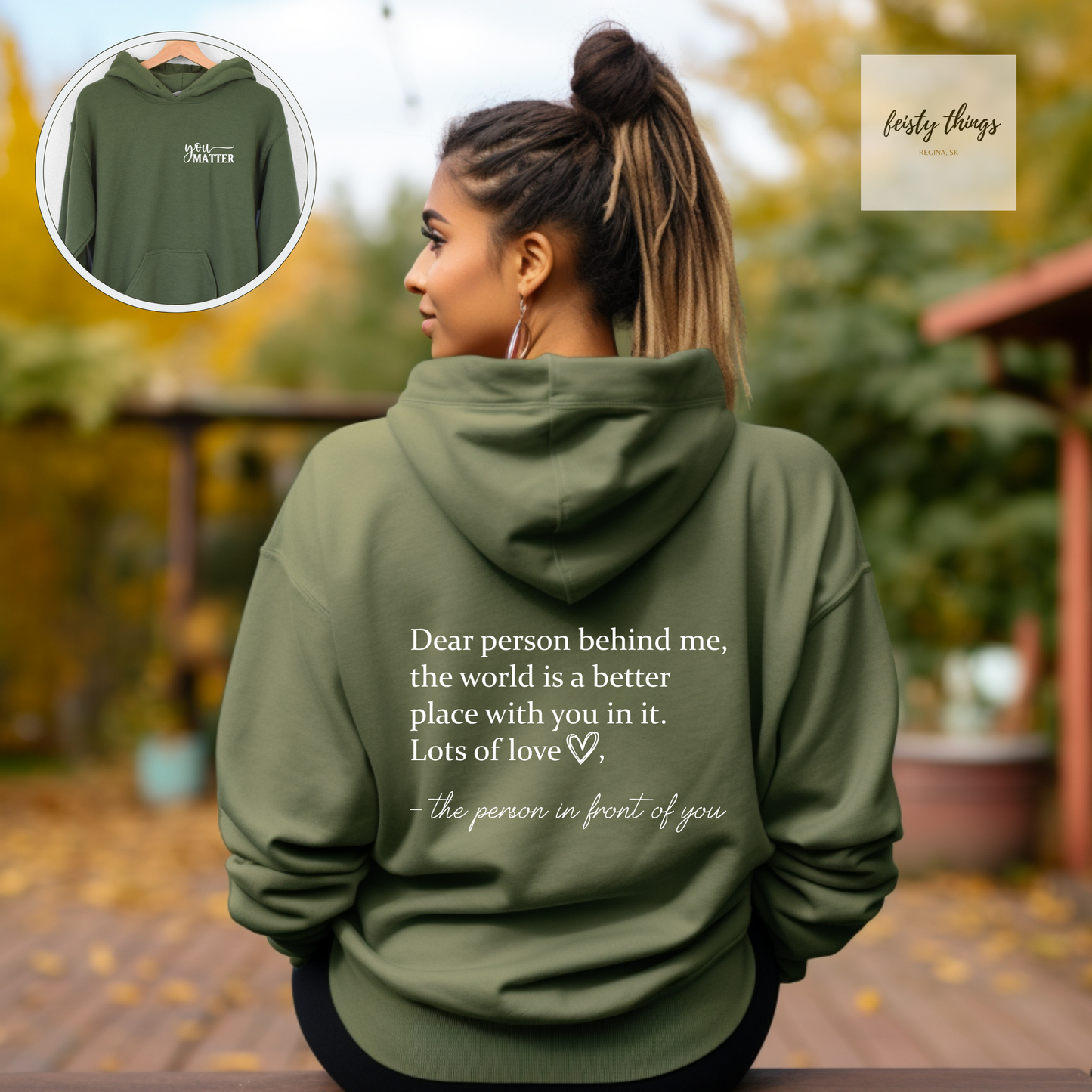 Dear Person Behind Me Hoodies