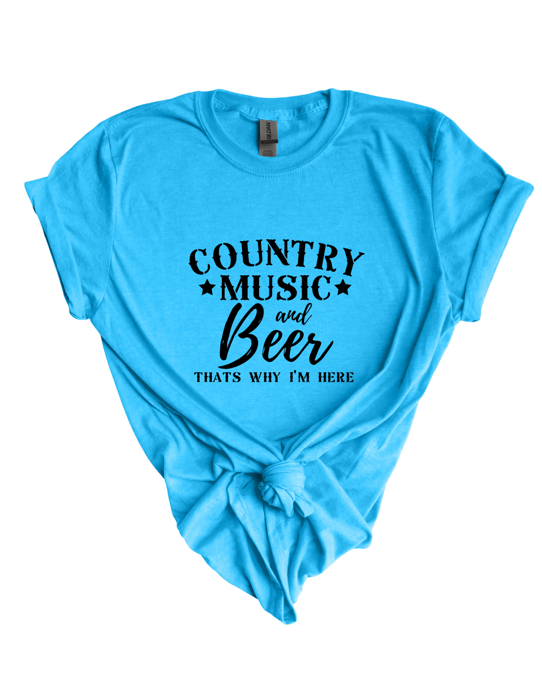 Country Music and Beer Relaxed Fit Tees