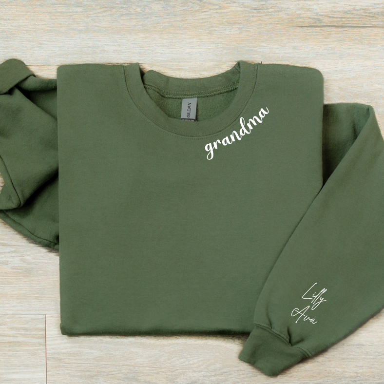 Personalized Collar Crewnecks w/ Names