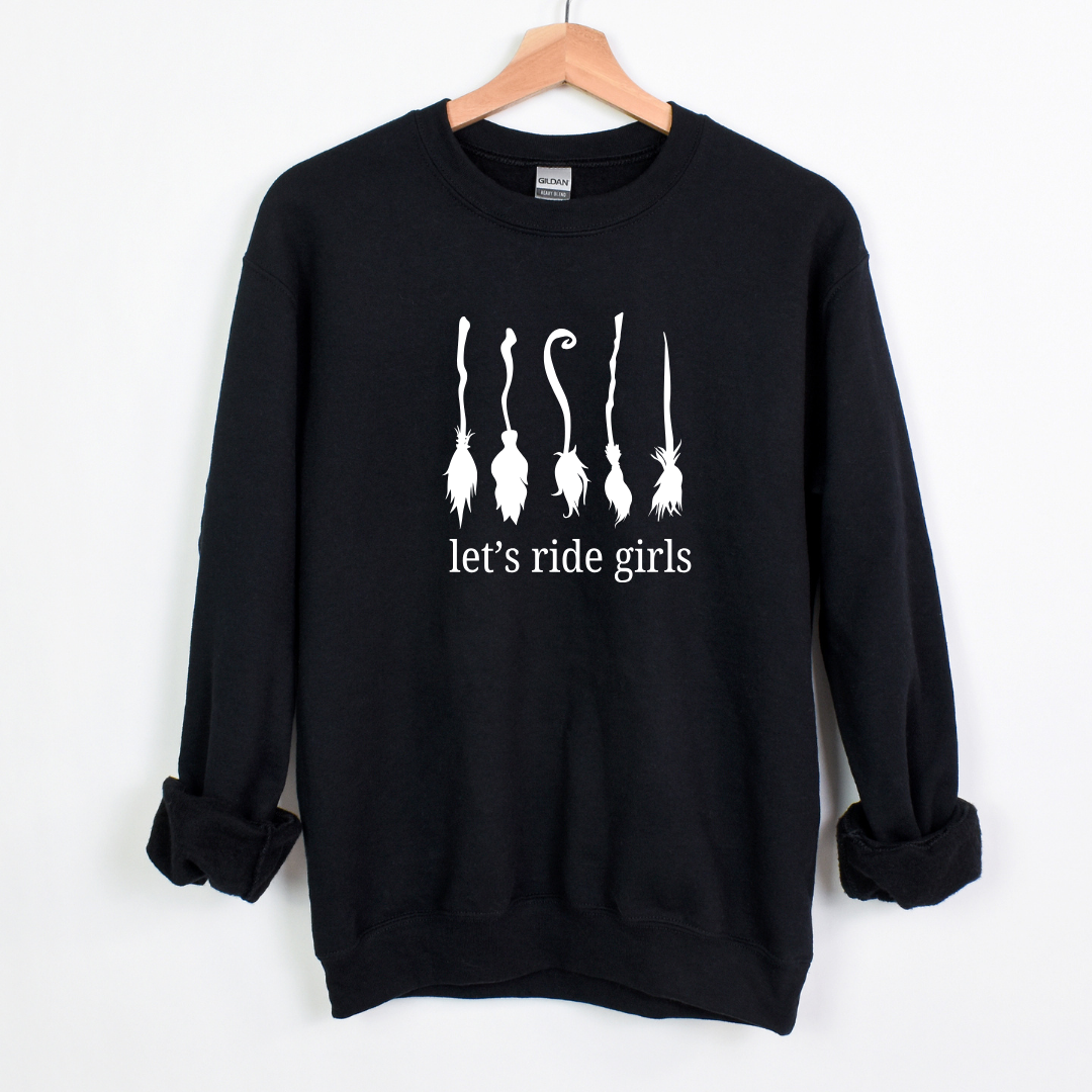 Let's Ride Girls Crewnecks
