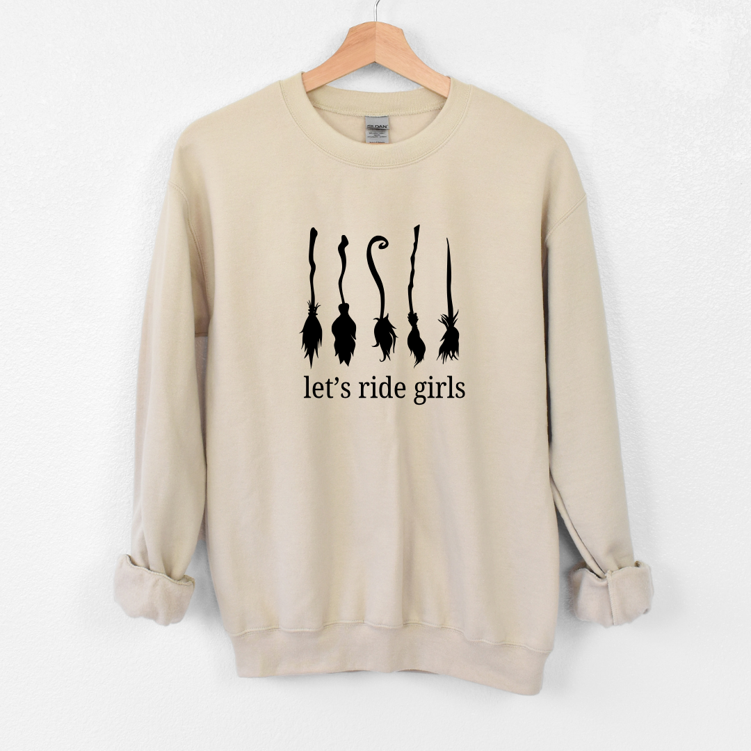 Let's Ride Girls Crewnecks