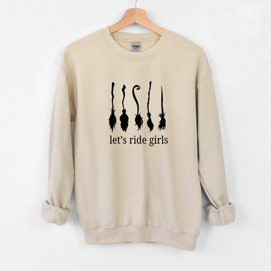 Let's Ride Girls Crewnecks