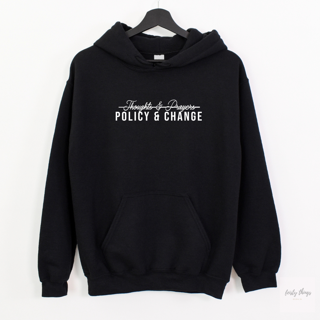 Policy & Change Hoodies