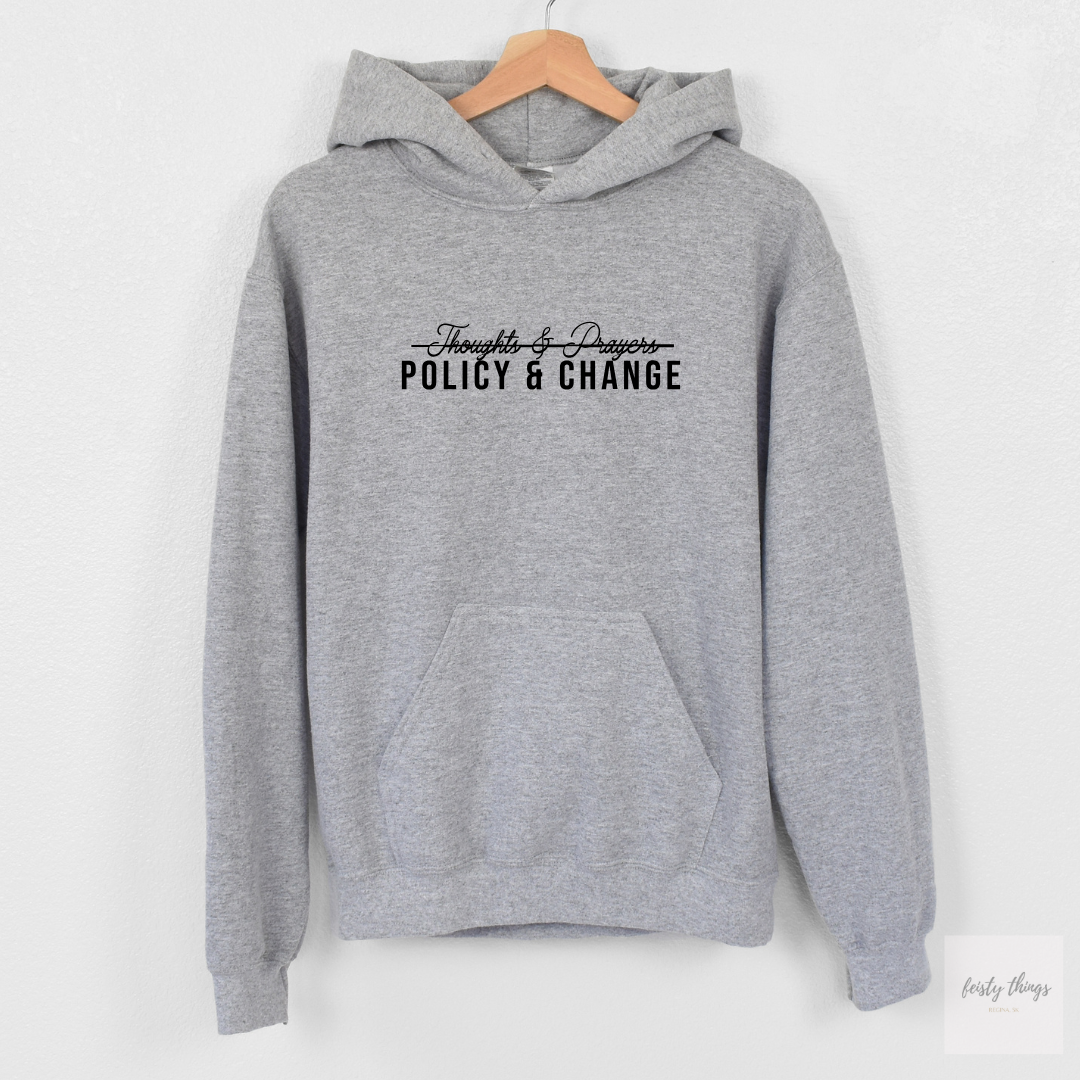 Policy & Change Hoodies