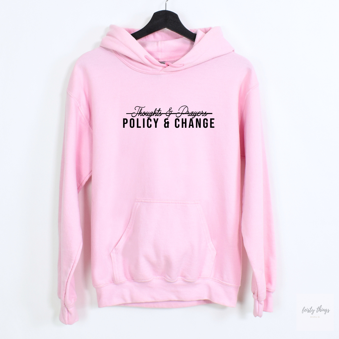 Policy & Change Hoodies