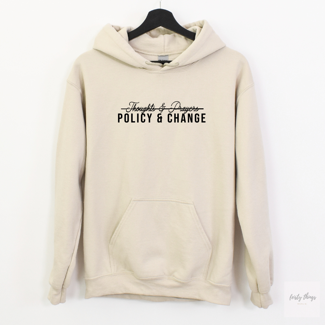 Policy & Change Hoodies