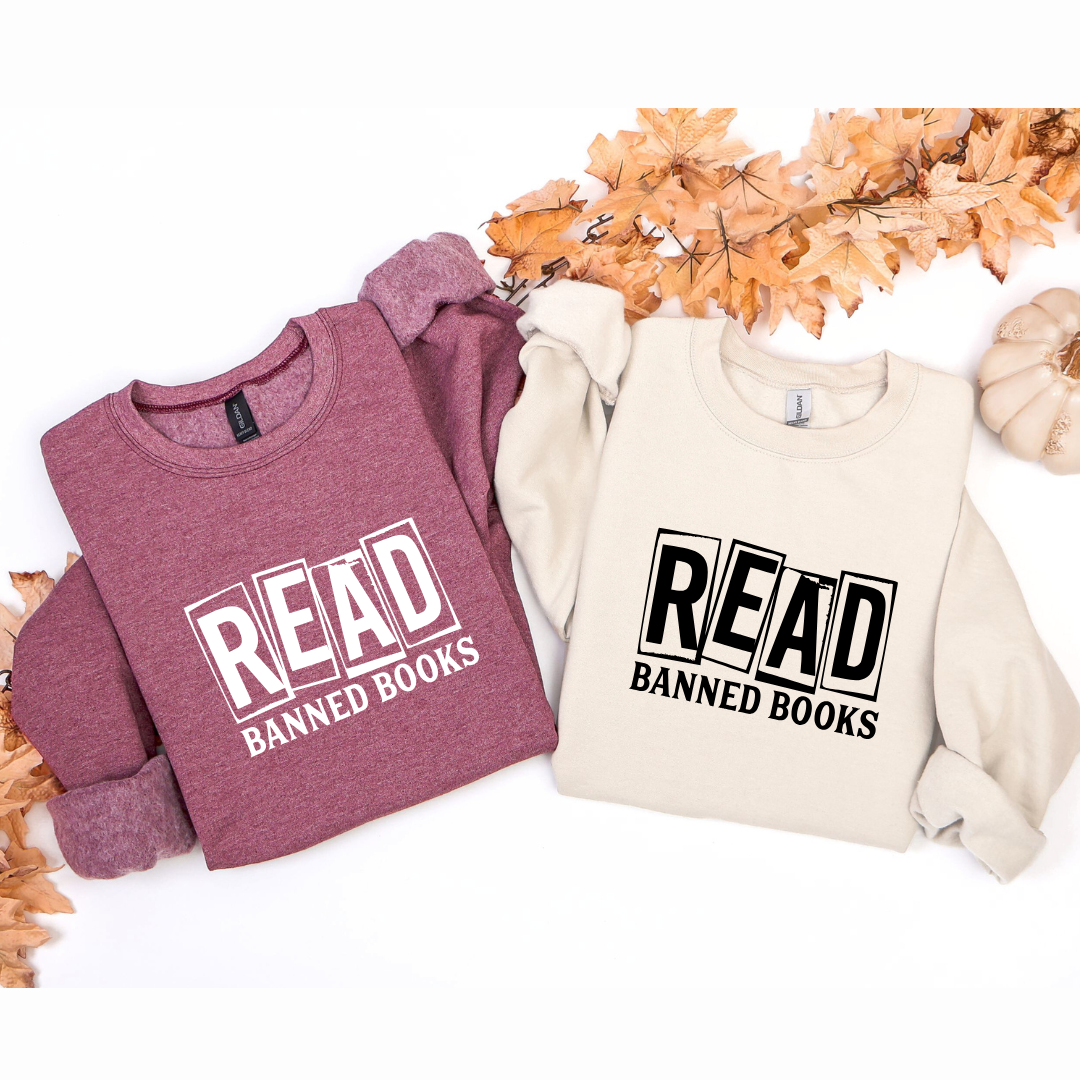 Read Banned Books Crewnecks