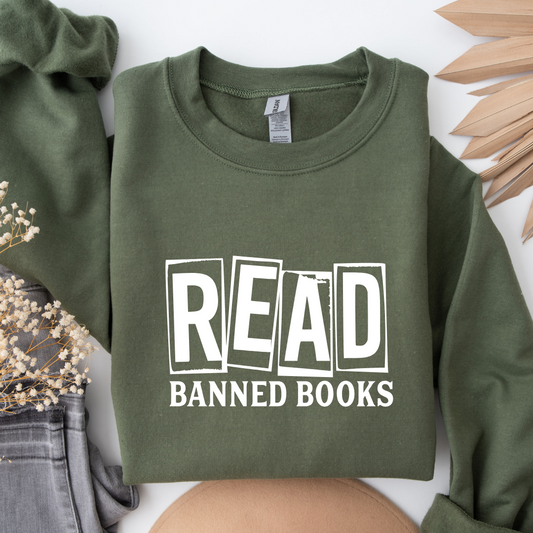 Read Banned Books Crewnecks