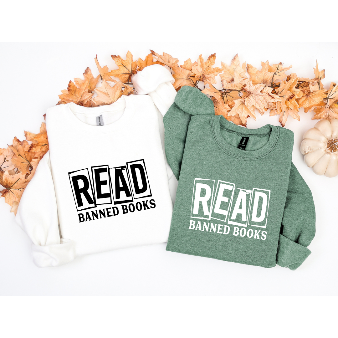 Read Banned Books Crewnecks