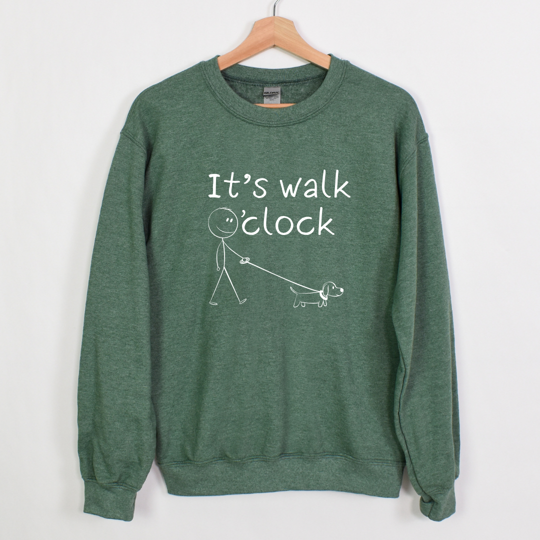 It's Walk O'Clock Crewnecks