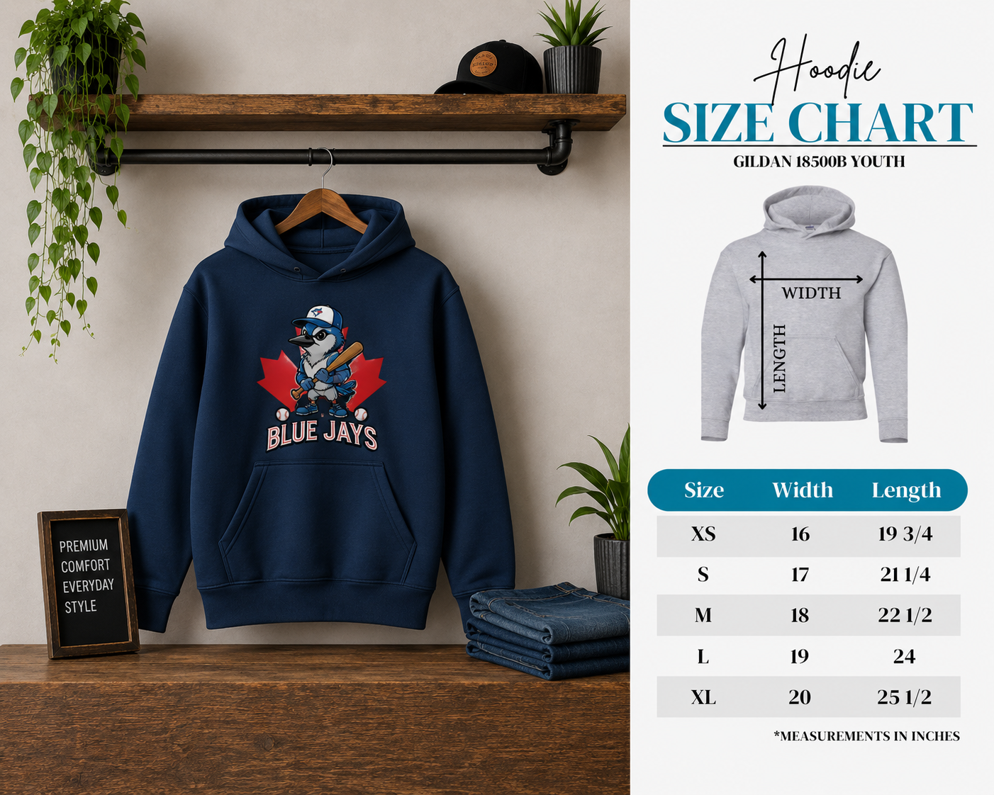 Blue Jays Youth Hoodies