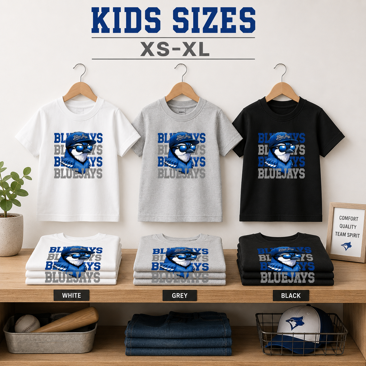 Blue Jays Ombre Tees/Crewnecks/Hoodies