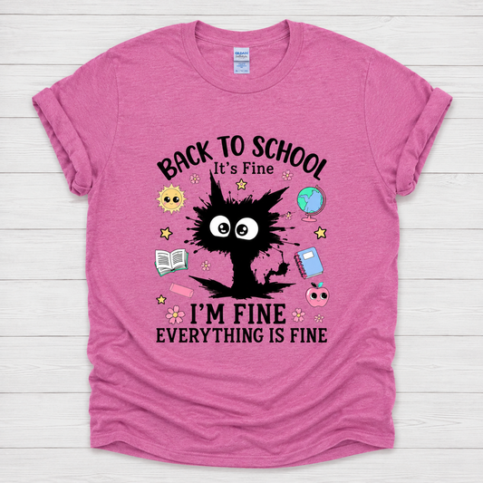 Back to School It's Fine Tee