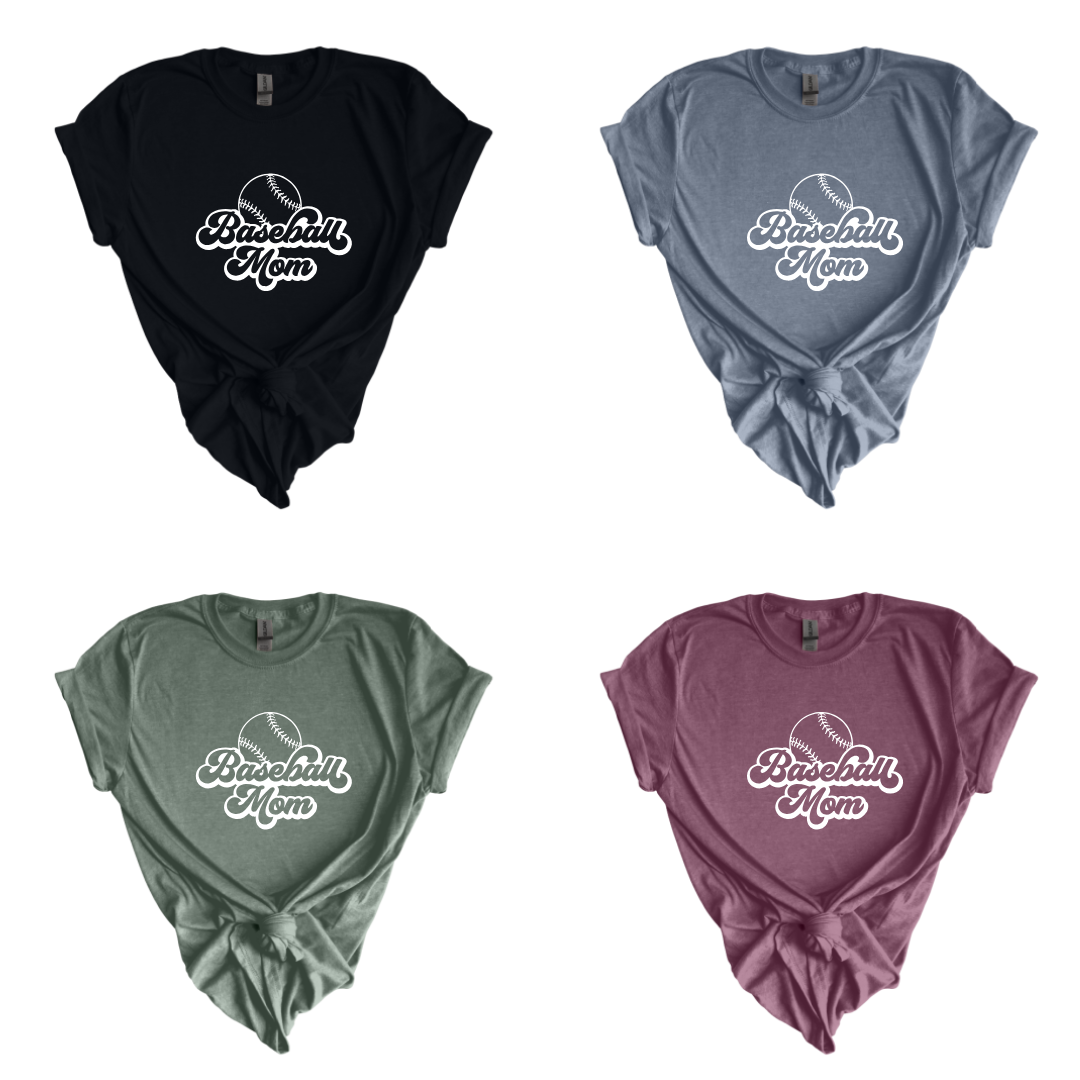 Baseball Mom Tees