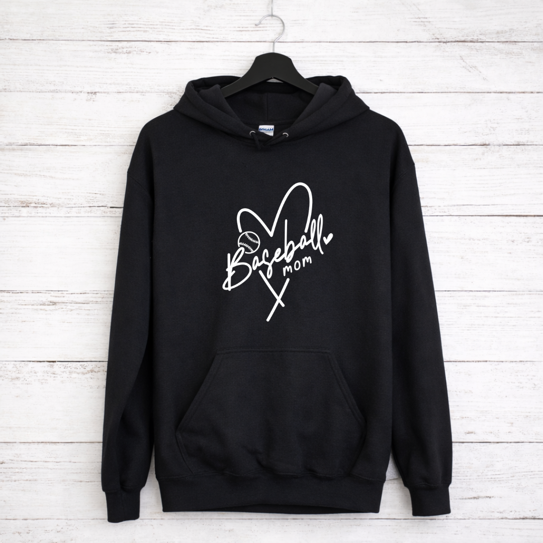 Baseball Mom Tees/Crewnecks/Hoodies