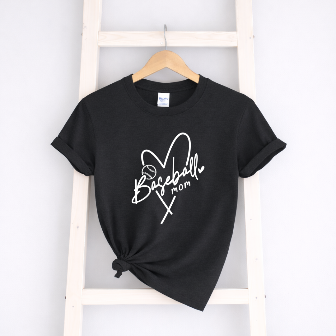 Baseball Mom Tees/Crewnecks/Hoodies