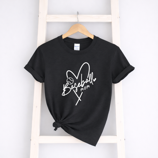 Baseball Mom Tees/Crewnecks/Hoodies