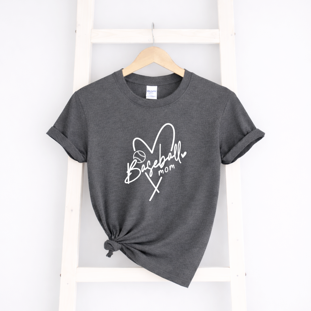 Baseball Mom Tees/Crewnecks/Hoodies