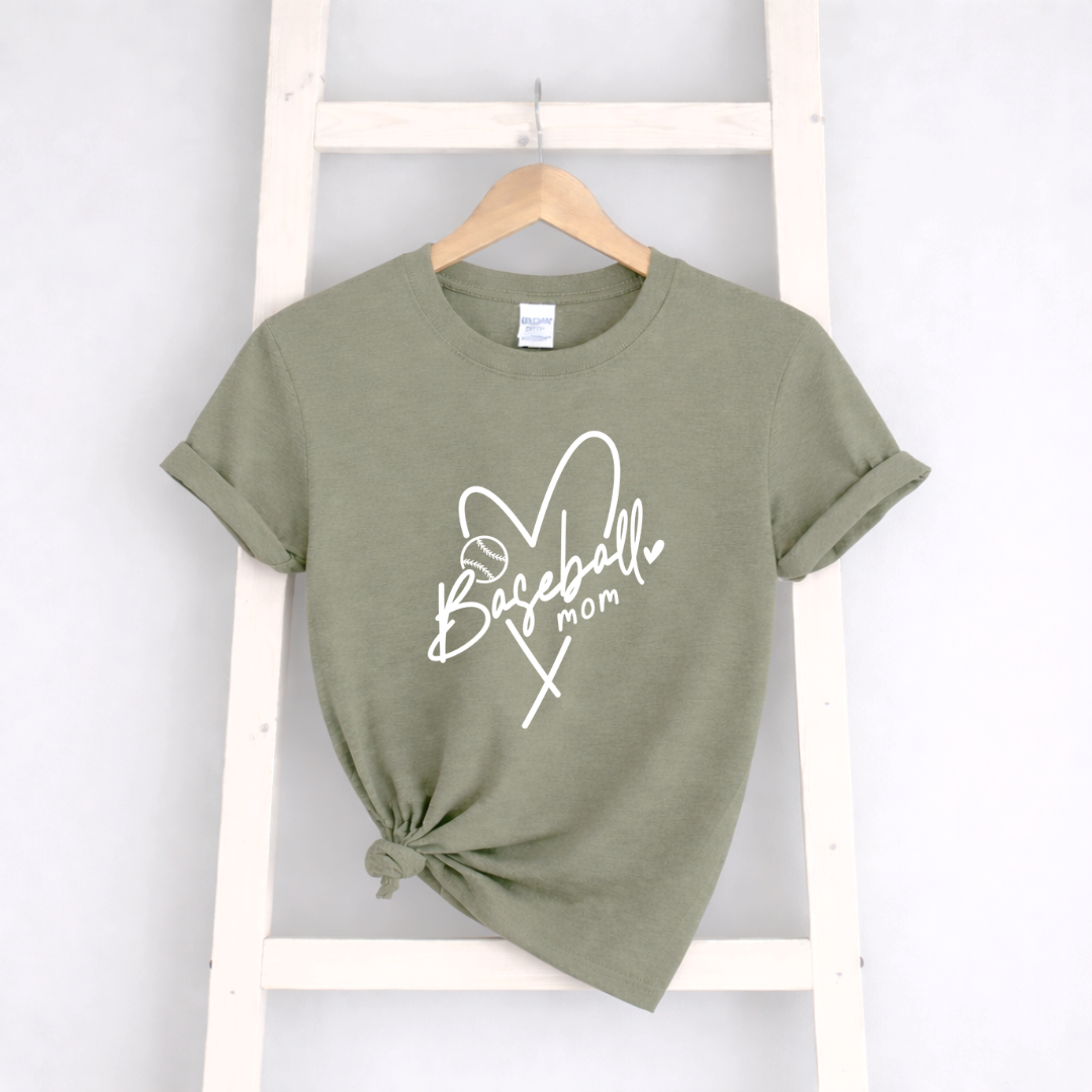 Baseball Mom Tees/Crewnecks/Hoodies
