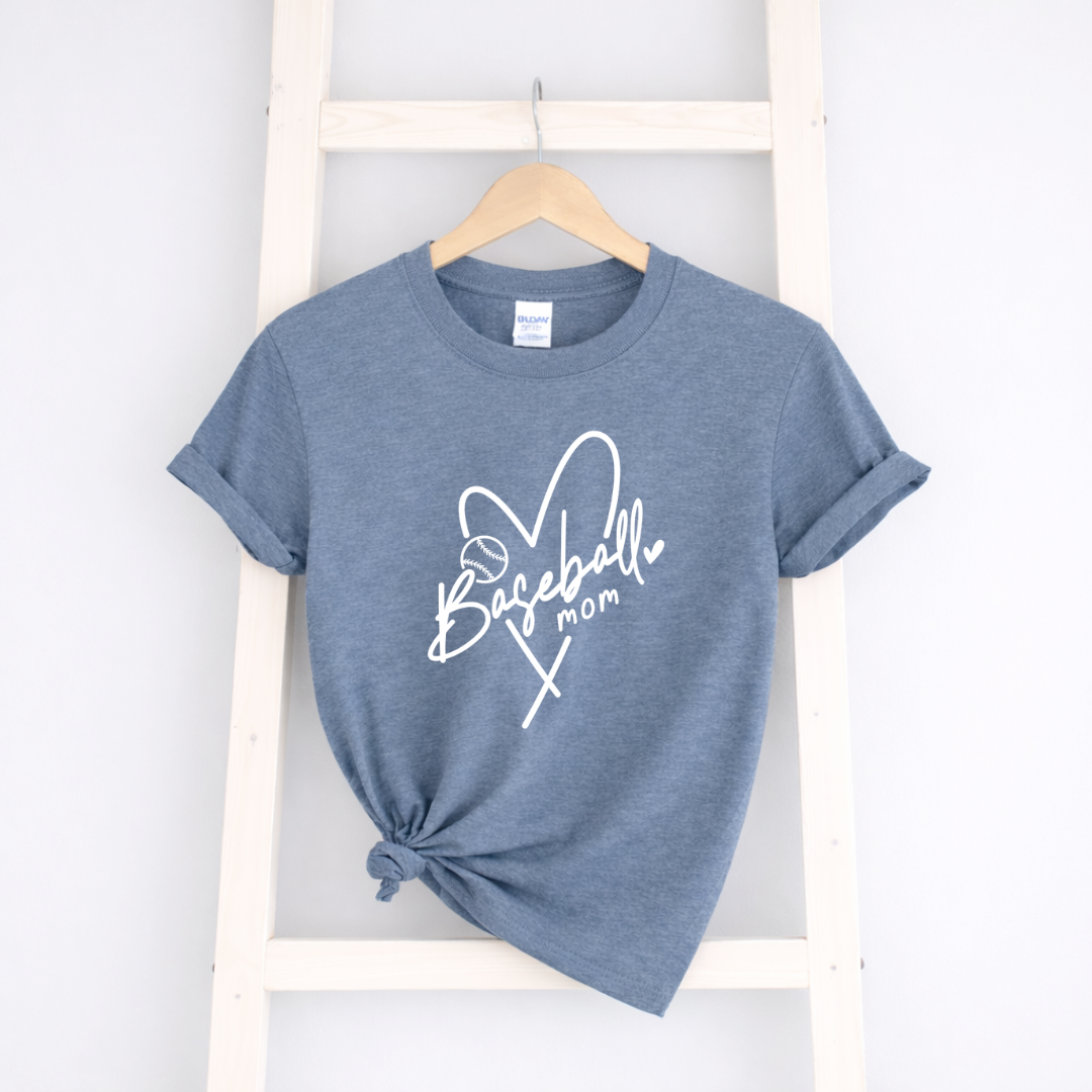 Baseball Mom Tees/Crewnecks/Hoodies