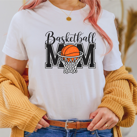 Basketball Mom Softstyle Tees