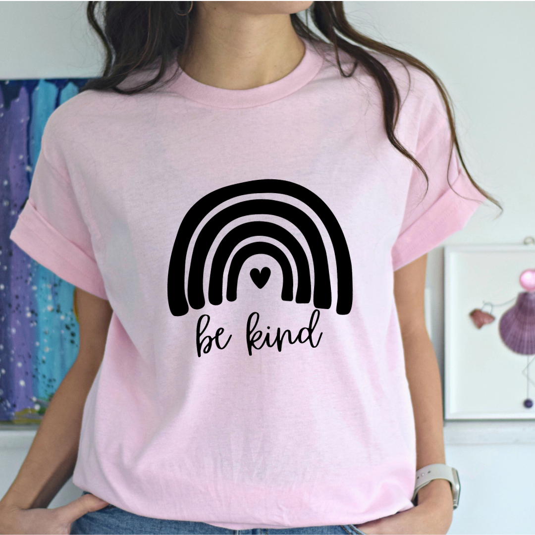Be Kind Solid Rainbow Tees/Crewnecks/Hoodies