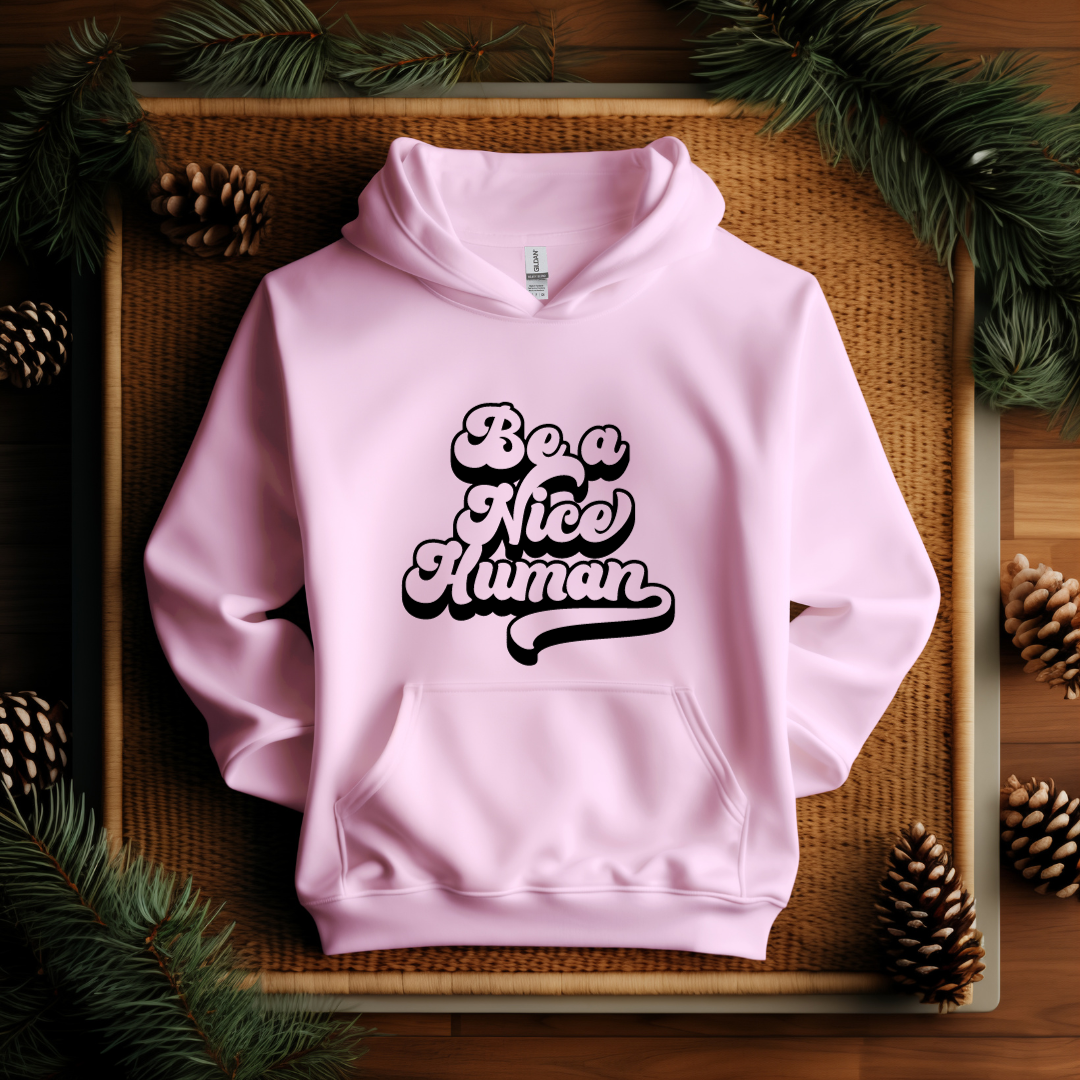 Be a Nice Human Tees/Crewnecks/Hoodies