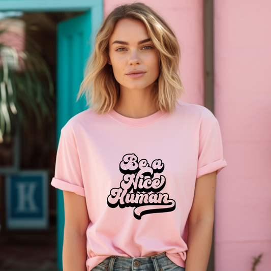 Be a Nice Human Tees/Crewnecks/Hoodies