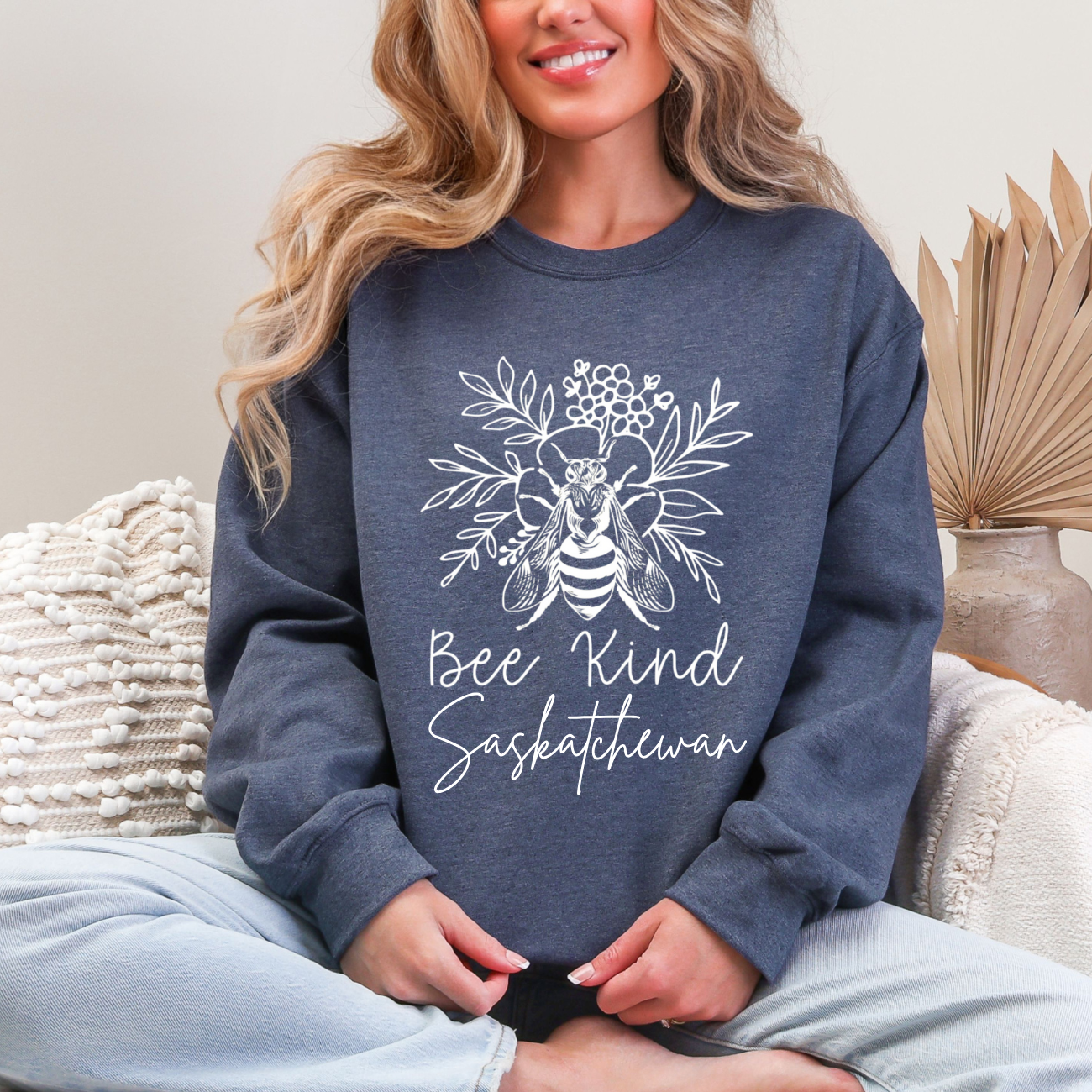 Bee Kind Saskatchewan Crewnecks