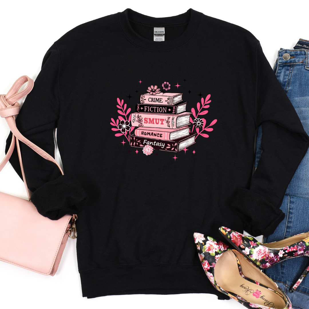 Book Stack Tees/Crewnecks/Hoodies