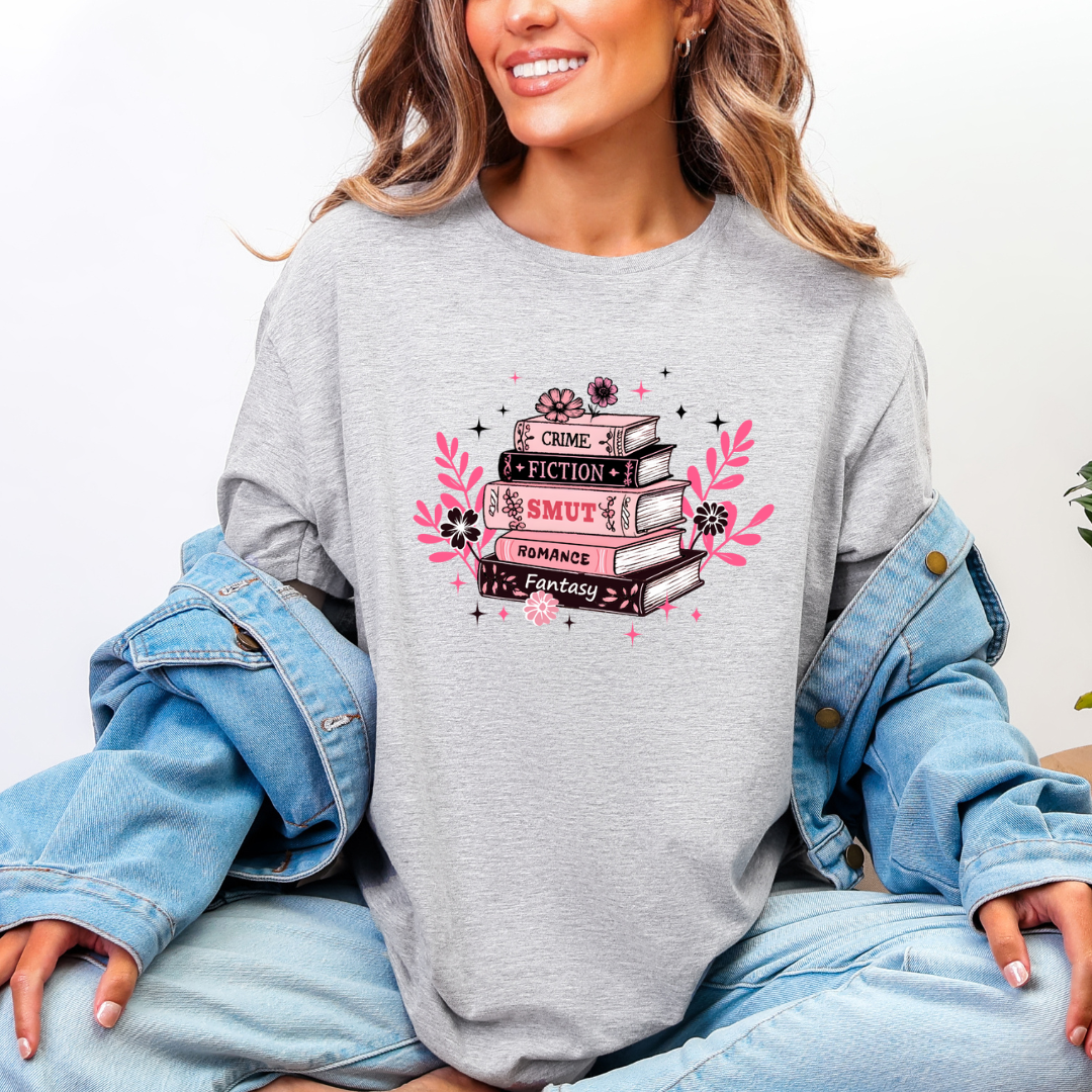 Book Stack Tees/Crewnecks/Hoodies