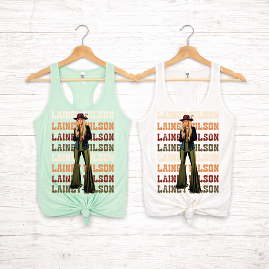 Lainey Wilson Racerback Tanks