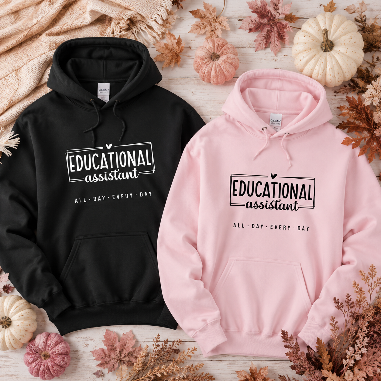 Educational Assistant Tees/Crewnecks/Hoodies