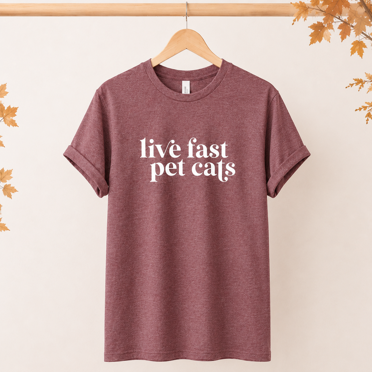 Live Fast Pet Cats Tees