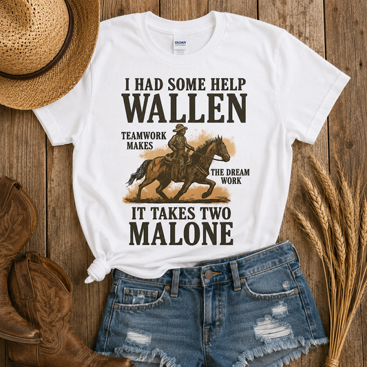Wallen Malone I Had Some Help Tees