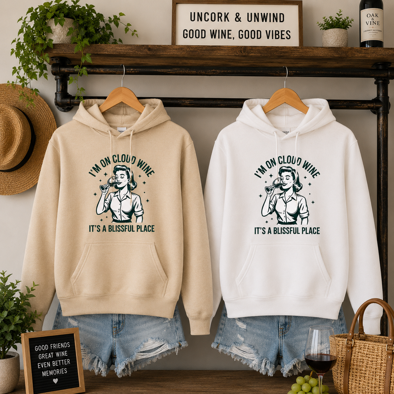 Cloud Wine Tees/Crewnecks/Hoodies