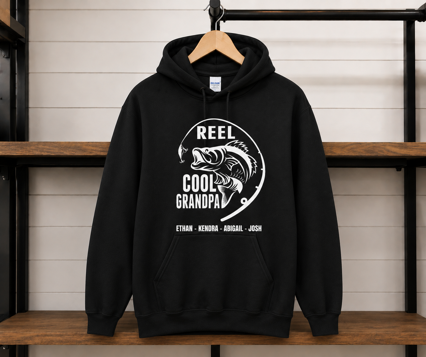 Reel Cool Dad/Grandpa/Papa, Etc.  Personalized Tees/Crewnecks/Hoodies