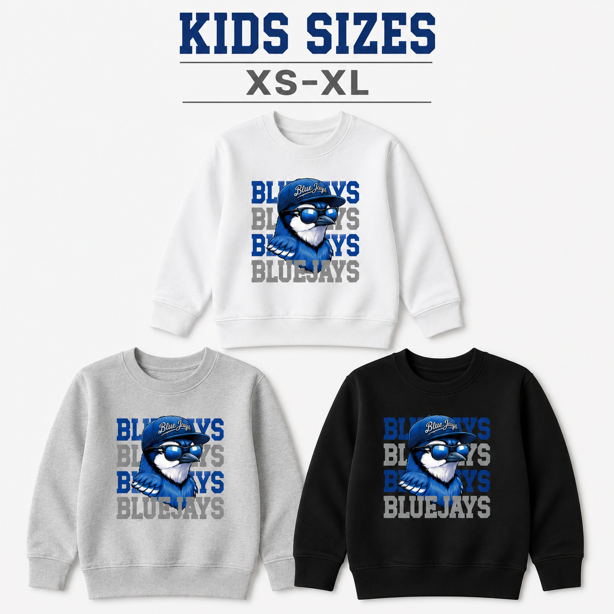 Blue Jays Ombre Tees/Crewnecks/Hoodies