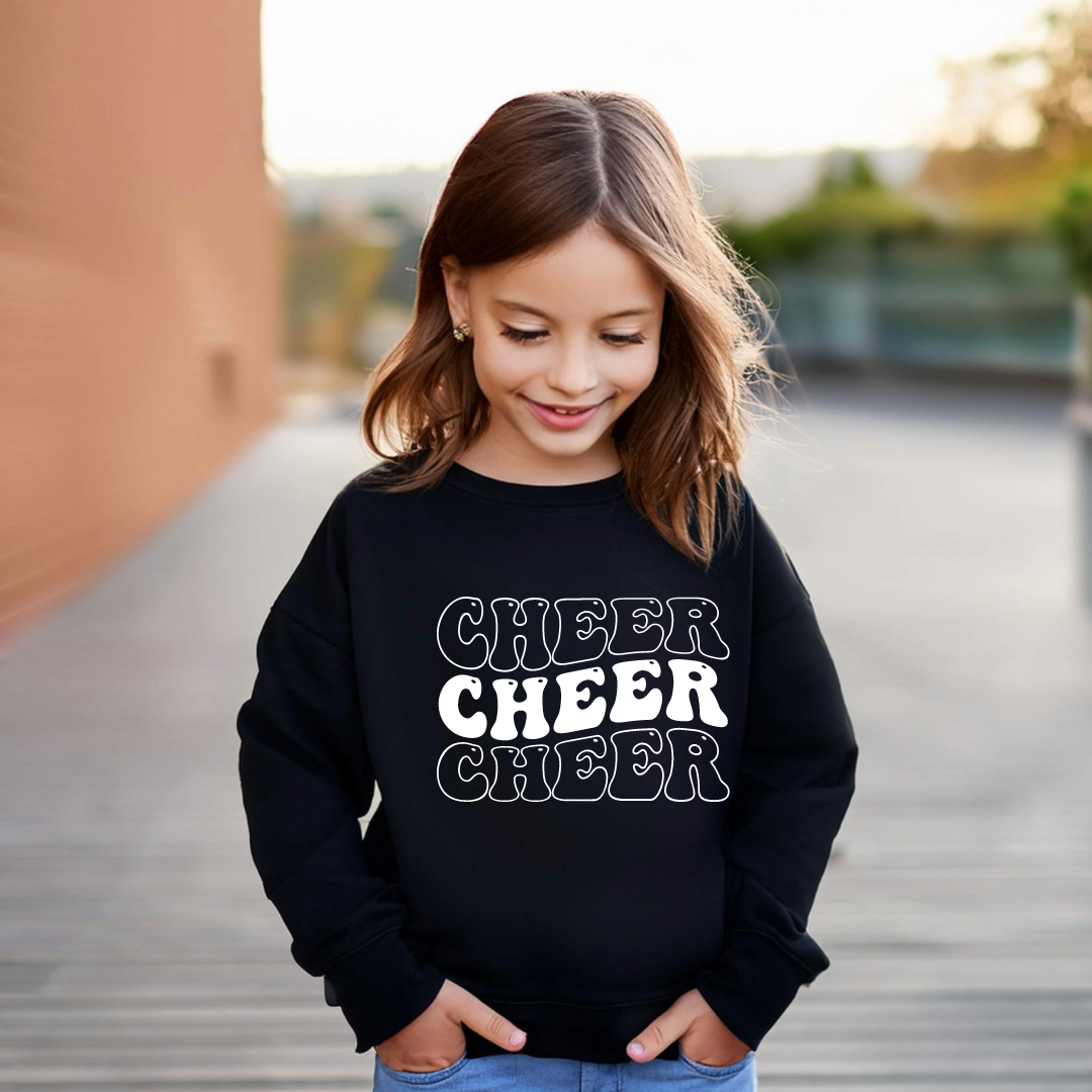 Cheer Cheer Cheer Youth Crewnecks