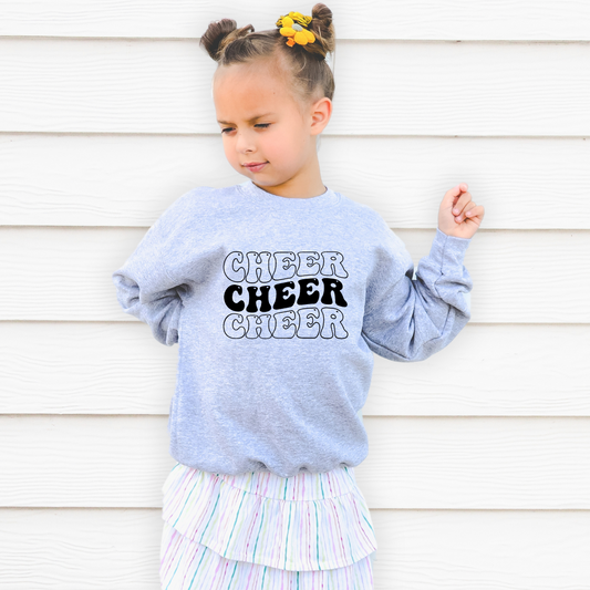 Cheer Cheer Cheer Youth Crewnecks