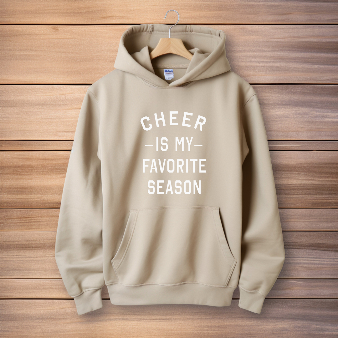Cheer Is My Favorite Season Hoodies