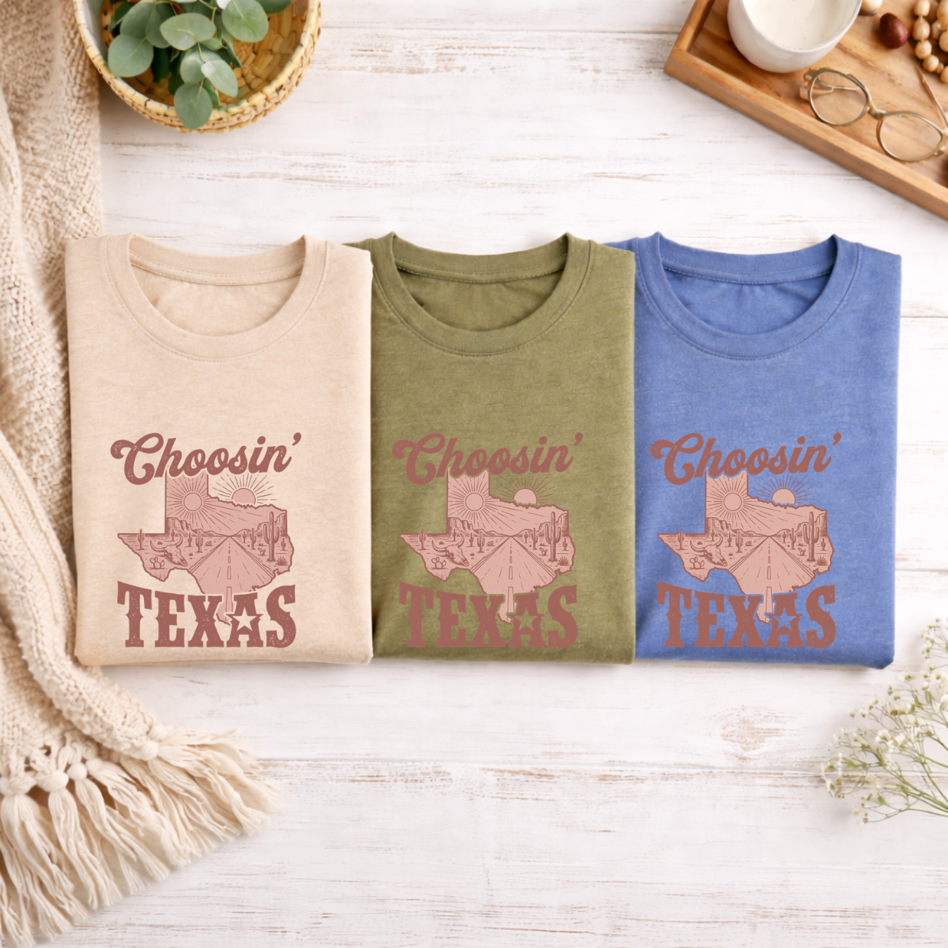 Choosin' Texas Tees/Crewnecks/Hoodies