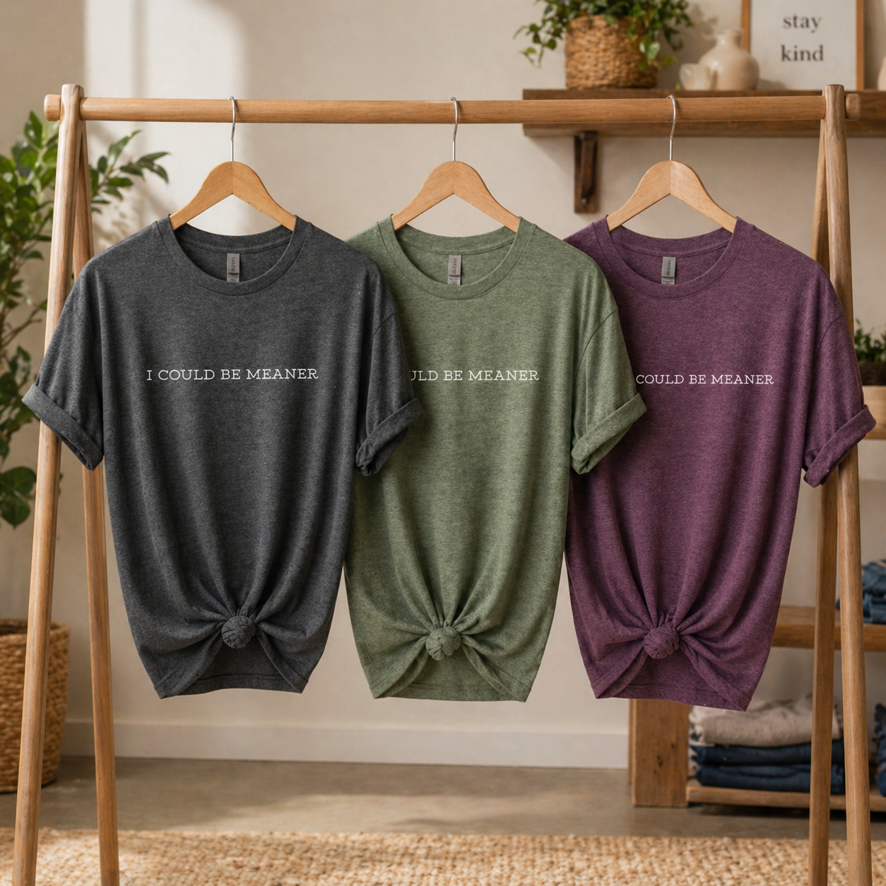 I Could Be Meaner Tees/Crewnecks/Hoodies