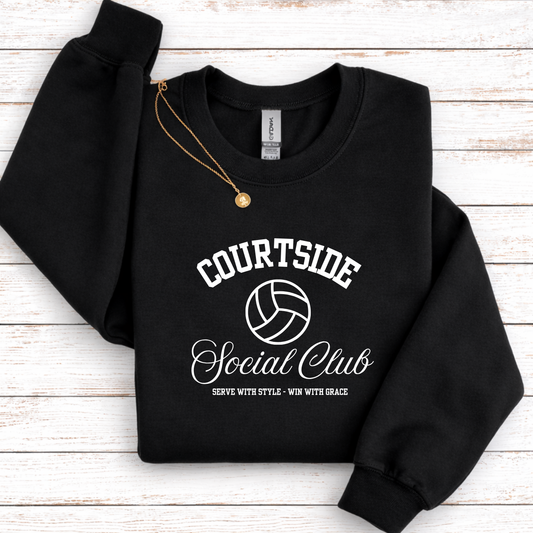 Courtside Social Club Volleyball Tees/Crewnecks/Hoodies