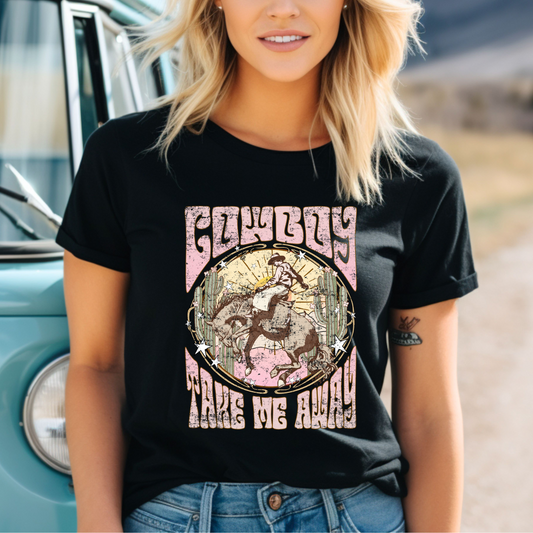 Cowboy Take Me Away Relaxed Fit Tees