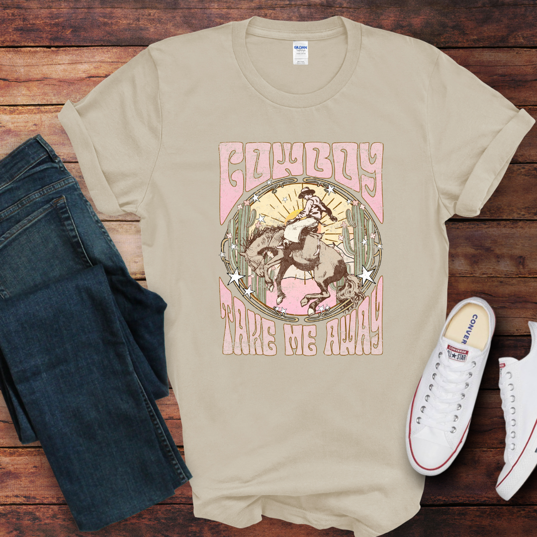 Cowboy Take Me Away Relaxed Fit Tees
