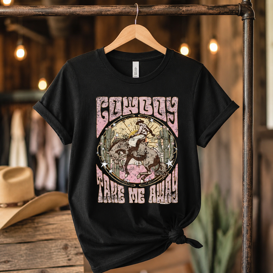 Cowboy Take Me Away Relaxed Fit Tees